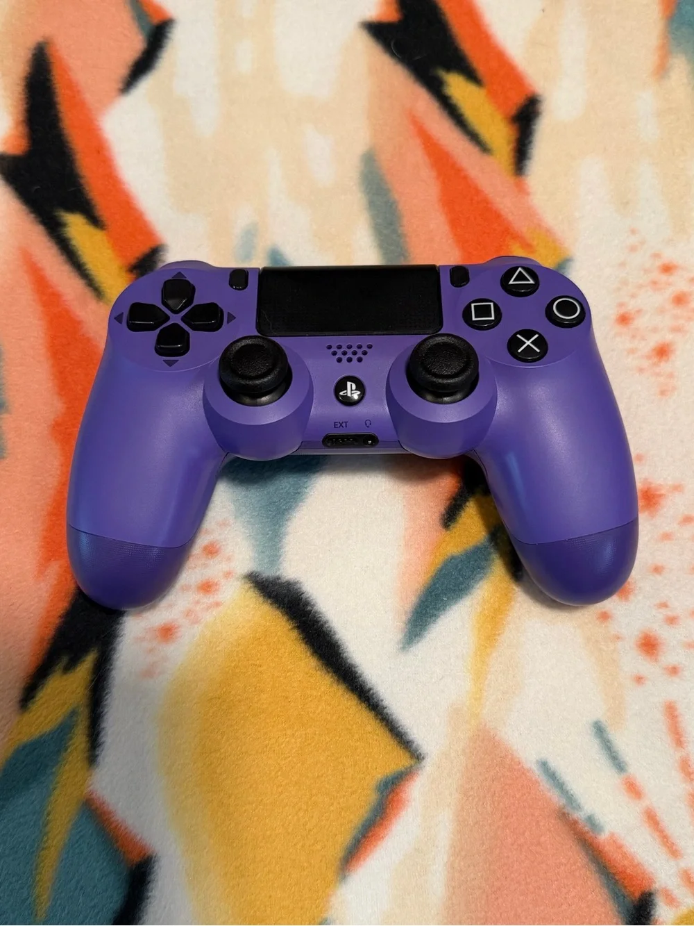 PlayStation - Astr Black Wireless Gaming Controller + Purple Controller